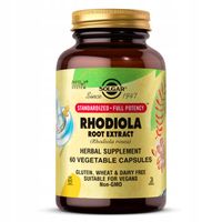 Solgar Rhodiola Root Extract 350mg 60 kapsułek RÓŻENIEC GÓRSKI EKSTRAKT