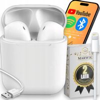 SŁUCHAWKI BEZPRZEWODOWE BLUETOOTH 5.1 POWERBANK SPORTOWE DOUSZNE MIKROFON