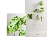 Monstera sztuczna gałązka 78cm sztuczne kwiaty ozdobna roślina xl 3 ramiona