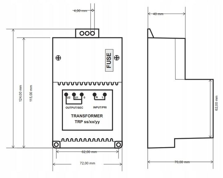 TRANSFORMATOR SIECIOWY PULSAR AWT150 40VA/16V/18V zdjęcie 4