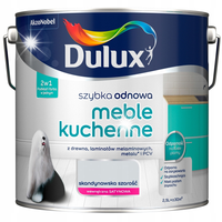DULUX SZYBKA ODNOWA MEBLE FARBA DO PCV LAMINATU SKANDYNAWSKA SZAROŚĆ 2.5