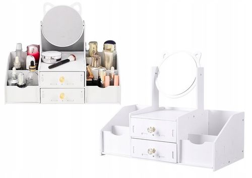 Toaletka dla dziewczynek z lustem organizer KOCIE USZY prezent na Arena.pl