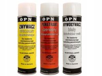 Zestaw do badania szczelności OPN-zmywacz, penetrant, wywoływacz