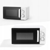 Mikrofalówka, Kuchenka mikrofalowa STARQ 20L 700W Biała, Timer,