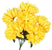 SZTUCZNE KWIATY JAK ŻYWE CHRYZANTEMA BUKIET DUŻY