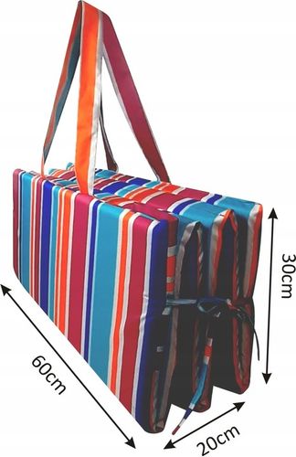 MATA NA PLAŻE KAMIENISTE, MATA PLAŻOWA GRUBA, MATA DO CHORWACJI 180x60x3cm na Arena.pl