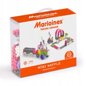 Marioinex Klocki Wafle Mini Konstruktor, 140 szt, kreatywne, dla dziew