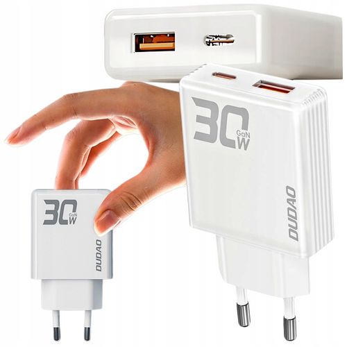 SZYBKA ŁADOWARKA DO TELEFONU PD 30W ŁADOWARKA SIECIOWA USB-C / USB-A QC 3.0 na Arena.pl