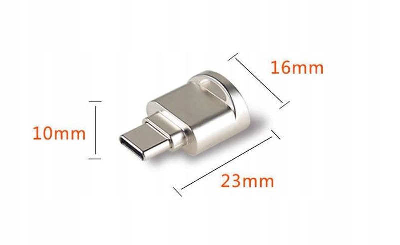CZYTNIK KART micro SD TF USB OTG USB typu C mini zdjęcie 13