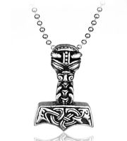 Totem Amulet Naszyjnik Talizman Nordycki Mjolnir