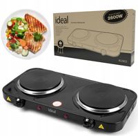 KUCHENKA ELEKTRYCZNA DWUPALNIKOWA PŁYTA GRZEWCZA NA PRĄD PRZENOŚNA 2600W