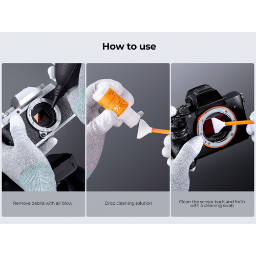 Zestaw czyszczący K&F Concept do matryc pełnoklatkowych na Arena.pl