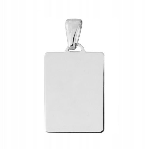 Nieśmiertelnik Srebrny pr. 925 Elegancki Polerowany Wisiorek + Grawer na Arena.pl