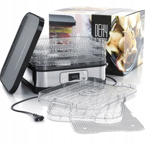 Suszarka do grzybów owoców warzyw DUŻA MOCNA 500W TERMOOBIEG REGULACJA na Arena.pl