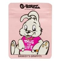 torebka schowek banksy thug 4 life 65x85mm 1szt
