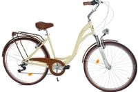 Rower Dallas City Alu 28" 7spd - krem z brązem