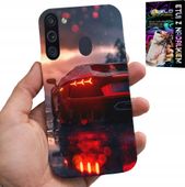ETUI DO SAMSUNG GALAXY A21 - LUKSUSOWE SAMOCHODY, MEGA WZORY, OBUDOWA