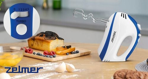MIKSER RĘCZNY ZELMER ZHM1652 400W TURBO LEKKI ROBOT 4 KOŃCÓWKI 5 na Arena.pl