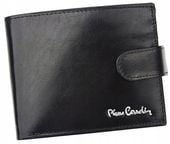 Portfel Męski Skórzany Pierre Cardin RFID Czarny Zatrzask Oryginał Prezent