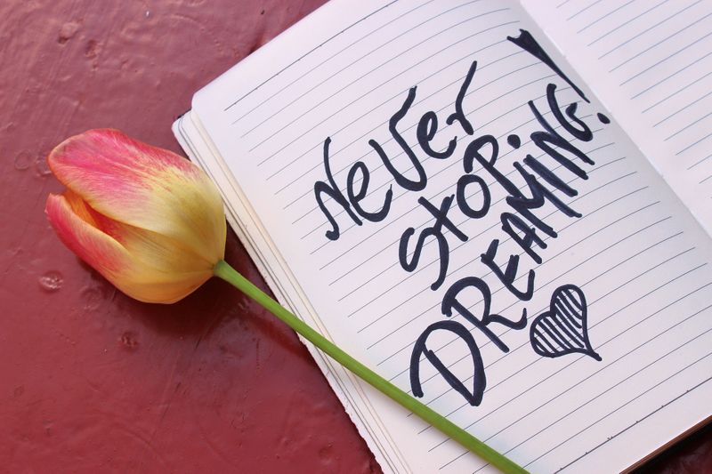 Foto obraz na płótnie "Dreams - napis" 40x30 zdjęcie 2