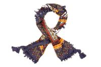 Duża Ludowa Chusta Z Frędzlami Modna Folk Wzory Apaszka Q70