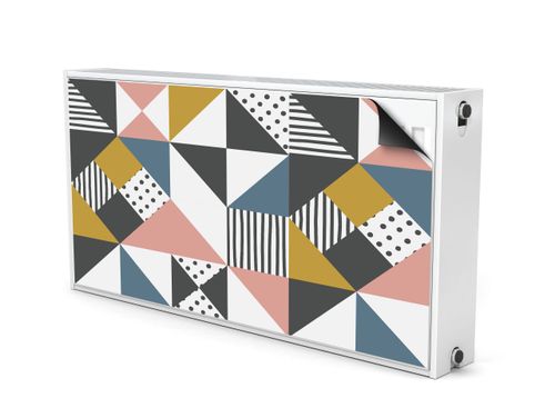 Osłona Magnetyczna GEOMETRYCZNE Kolorowe Trójkąty 80cm x 60cm na Arena.pl