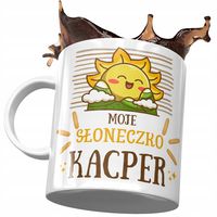 Kubek Dla Kacpra Syna Na Dzień Dziecka Prezent Z Nadrukiem Ze Zdjęciem
