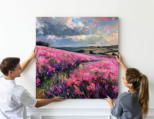 Obraz na płótnie pejzaż 100x100 cm na Arena.pl