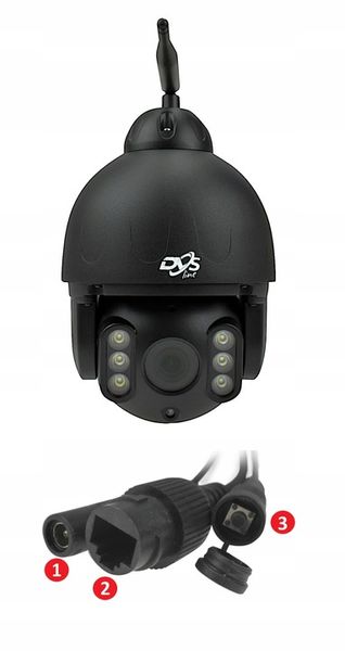 Czarna zewnętrzna kamera WiFi obrotowa 4K 8Mpx PRZYBLIŻENIE SMART 8x ZOOM zdjęcie 9