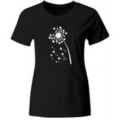 KOSZULKA DMUCHAWIEC, MODNY T-SHIRT DAMSKI, CZARNA, ROZ. M