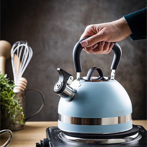 czajnik 1,8l z gwizdkiem kinghoff kh-1857 niebieski na Arena.pl