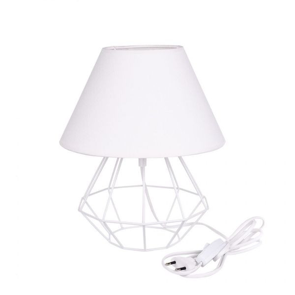 Lampka nocna 1xE27 PATI WHITE/WHITE zdjęcie 1