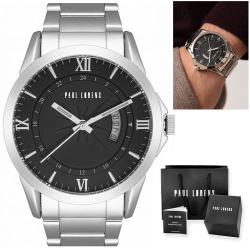 ZEGAREK MĘSKI PAUL LORENS -  PL3844B3-1C1  (zg371d) + BOX na Arena.pl