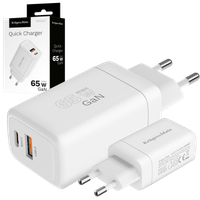 Szybka ładowarka sieciowa 65 W GaN Power Delivery Quick Charge  Kruger&Matz