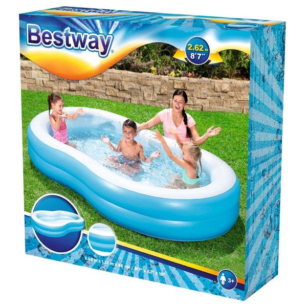 Emaga Bestway Basen rodzinny Big Lagoon, 262x157x46 cm zdjęcie 6
