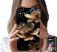 ETUI DO IPHONE XS MAX - PIĘKNE WZORY KWIATÓW, PLECKI, FUTERAŁ