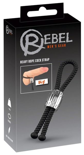 Rebel Heavy Rope Cock Strap zdjęcie 1