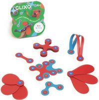 CLIXO Itsy Flamingo & Turquoise zestaw magnetyczny 18 sztuk