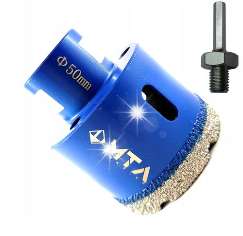WIERTŁO DIAMENTOWE 50MM KORONKA OTWORNICA M14 GRES na Arena.pl