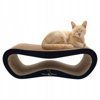 Drapak dla kota LEON | czarny | 78x28x24 cm | MruuPruu