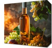 Obraz 30x30cm Bursztynowe Wino