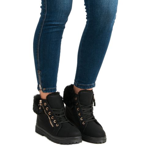 Ocieplane wiązane botki r.41 na Arena.pl