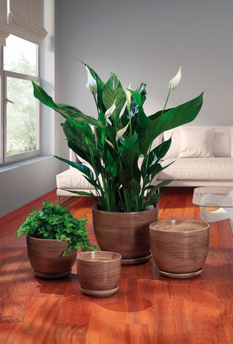 DONICZKA CERAMICZNA BARYŁKA 4 Biały 22x17 cm na Arena.pl