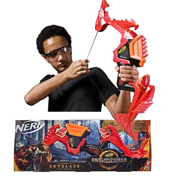 ŁUK NERF ELITE DRAGONPOWER SKYBLAZE +10 STRZAŁEK zdjęcie 1
