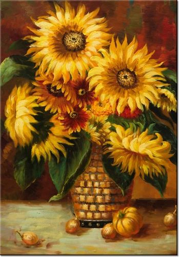 100 70CM OBRAZ PŁÓTNO KUNSZTOWNY BUKIET PŁÓTNO RAMA na Arena.pl