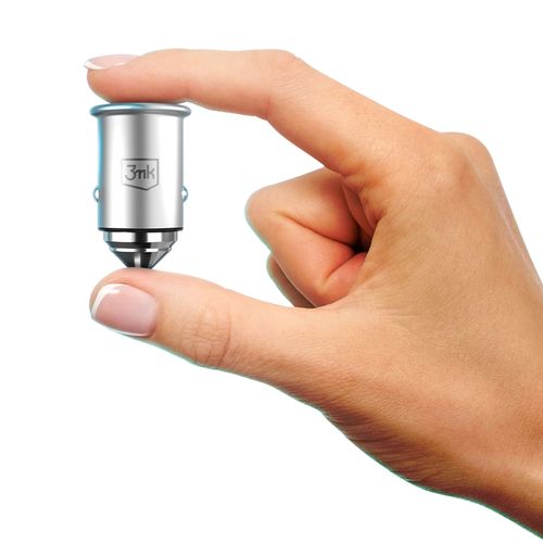 accessories - 3mk hyper car charger 30w pd qc pps usb 1a1c silver na Arena.pl