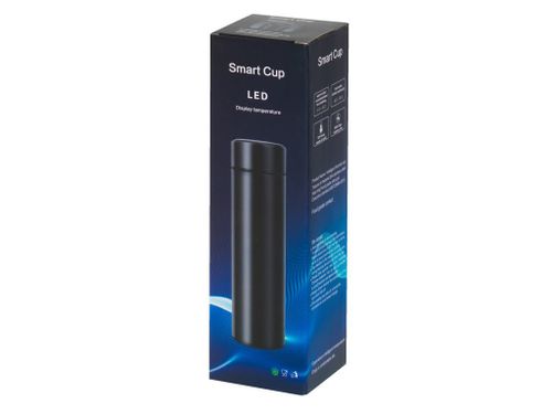 Kubek termiczny termos smart LED 500ml bordowy na Arena.pl