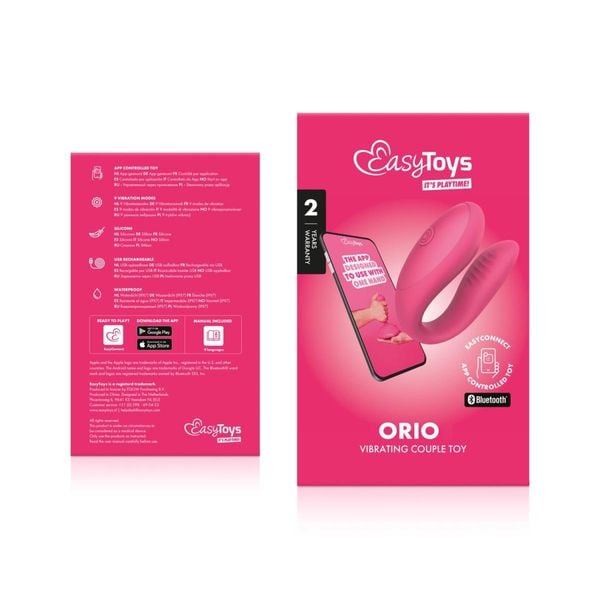 Easyconnect - Couples Vibrator Orio App-Controlled zdjęcie 13