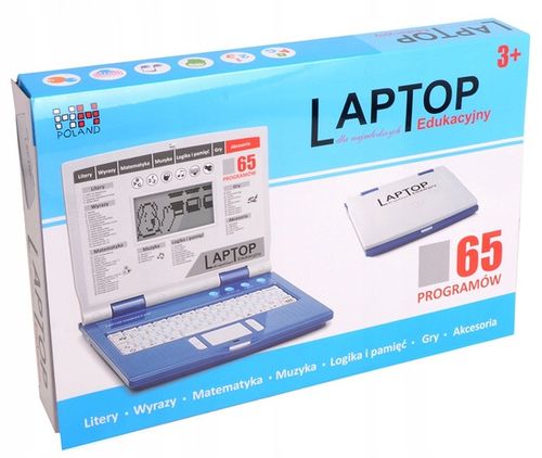 Laptop edukacjny dla dzieci komputer 65 programów na Arena.pl