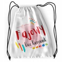 Plecak Dla Vice Kierownika Sportowy Szkolny Worek Z Nadrukiem Ze Zdjęciem